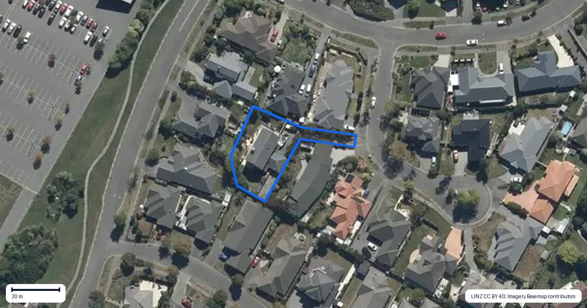 Property context map for 4 Baldoyle Way, Casebrook, Christchurch