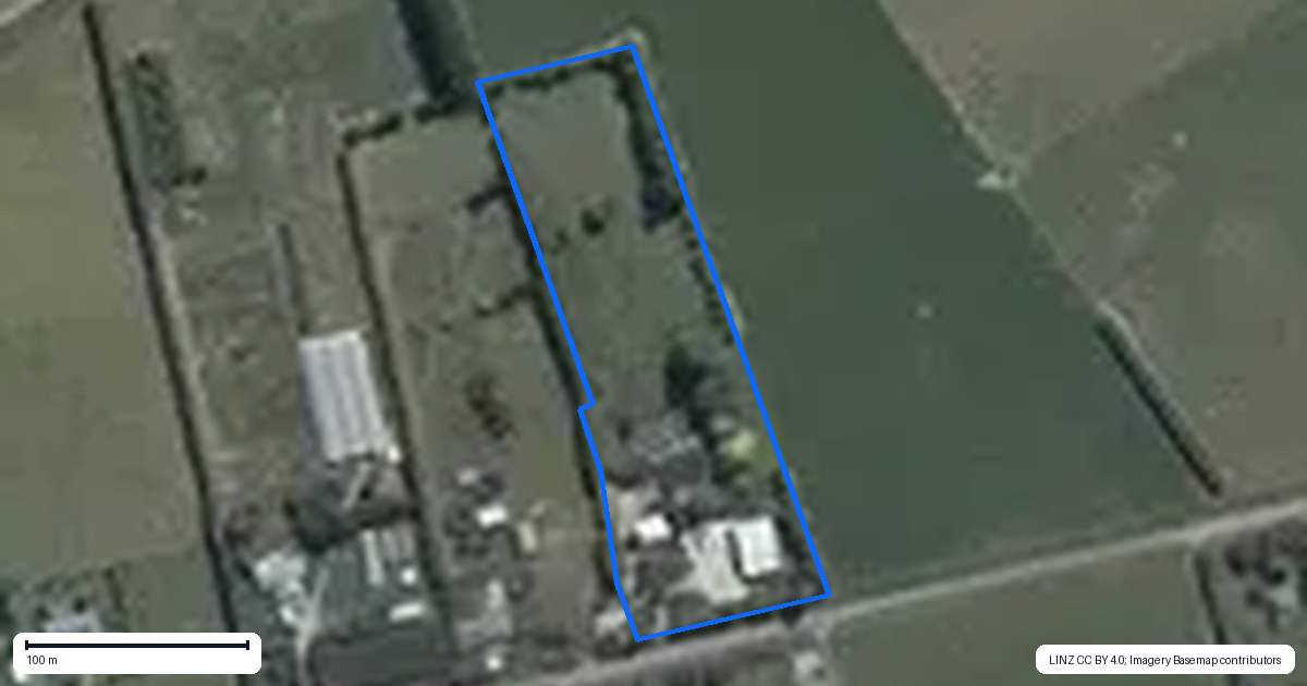 Property context map for 500 Coutts Island Road, Coutts Island, Christchurch