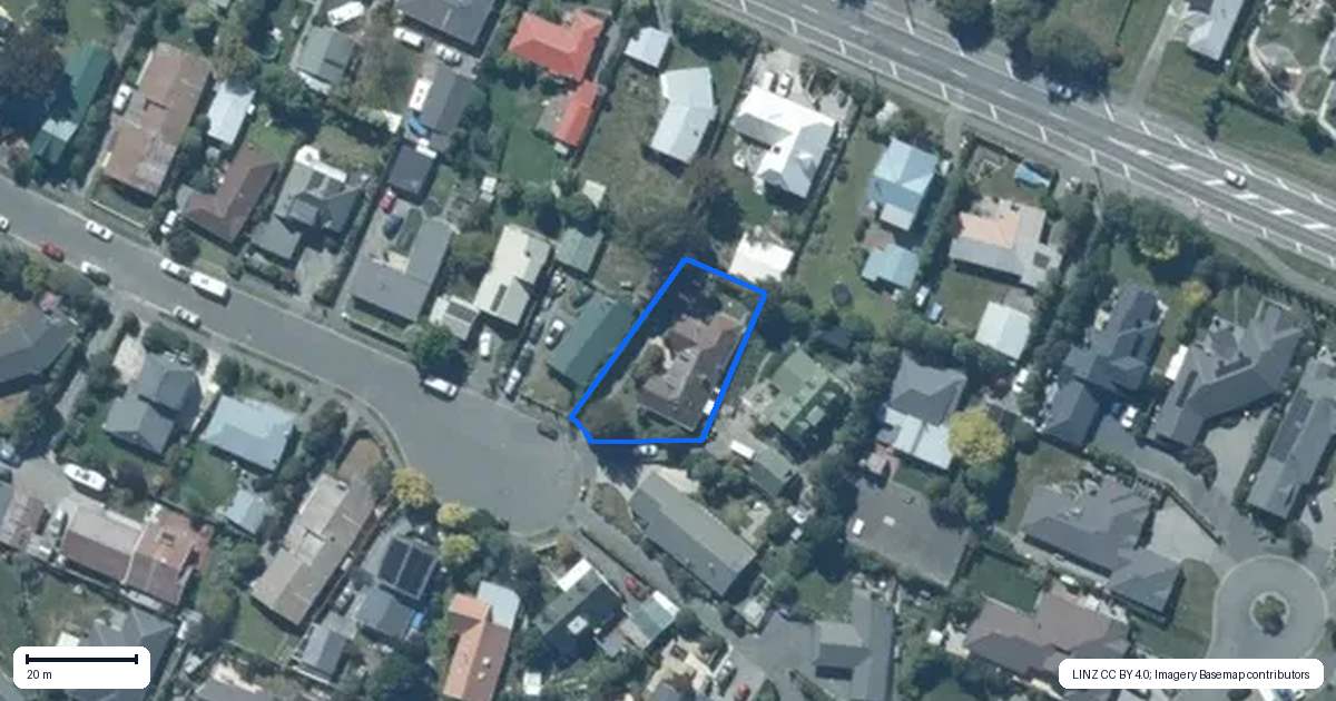 Property context map for 17 Tod Place, Lincoln
