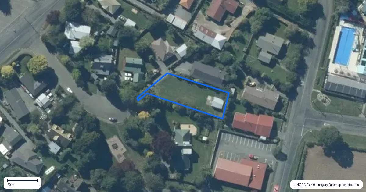 Property context map for 11 Avoca Place, Darfield