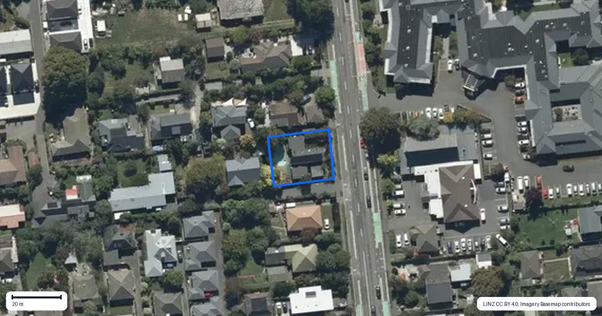 Property context map for 25 Ilam Road, Upper Riccarton, Christchurch