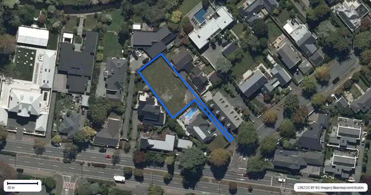 Property context map for 3A Snowdon Road, Fendalton, Christchurch