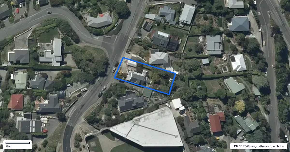 Property context map for 27 Huntsbury Avenue, Huntsbury, Christchurch
