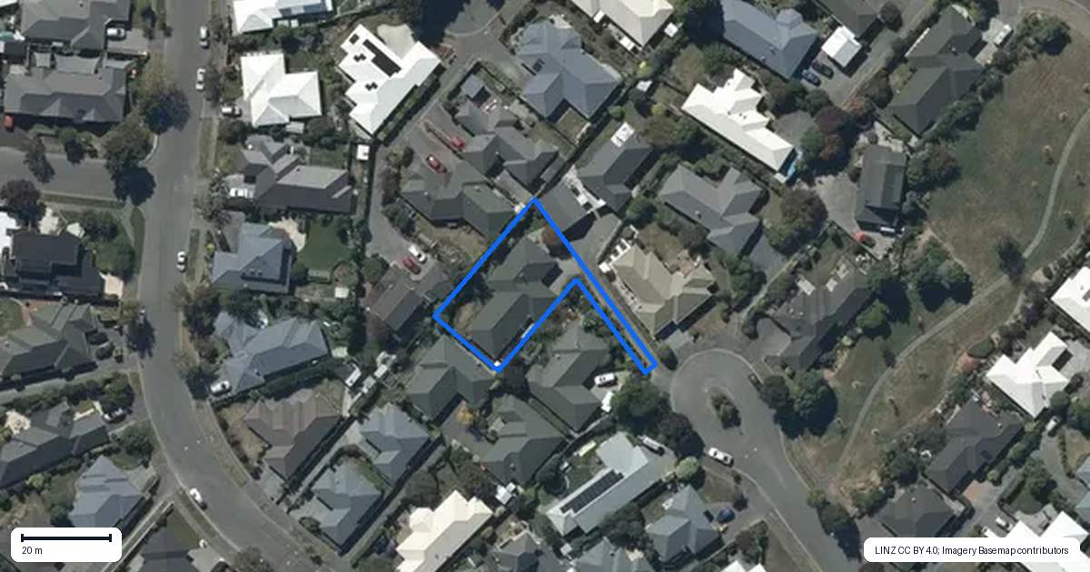 Property context map for 17 Vanderbilt Place, Halswell, Christchurch