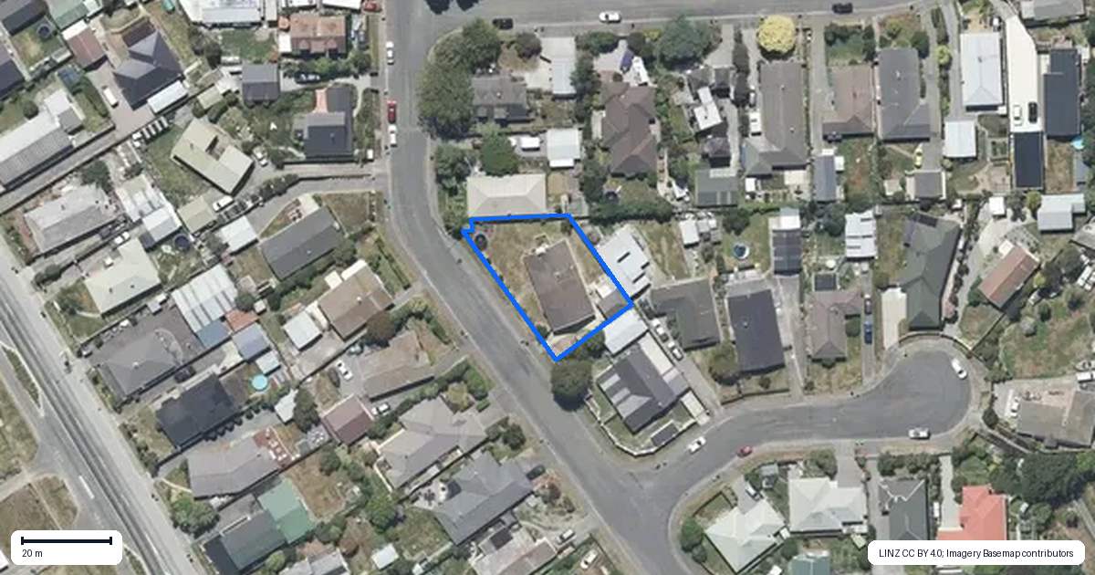 Property context map for 8 Gibbs Drive, Woodend