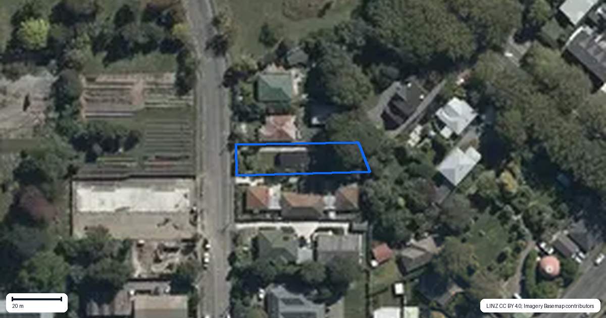 Property context map for 44 Trent Street, Linwood, Christchurch