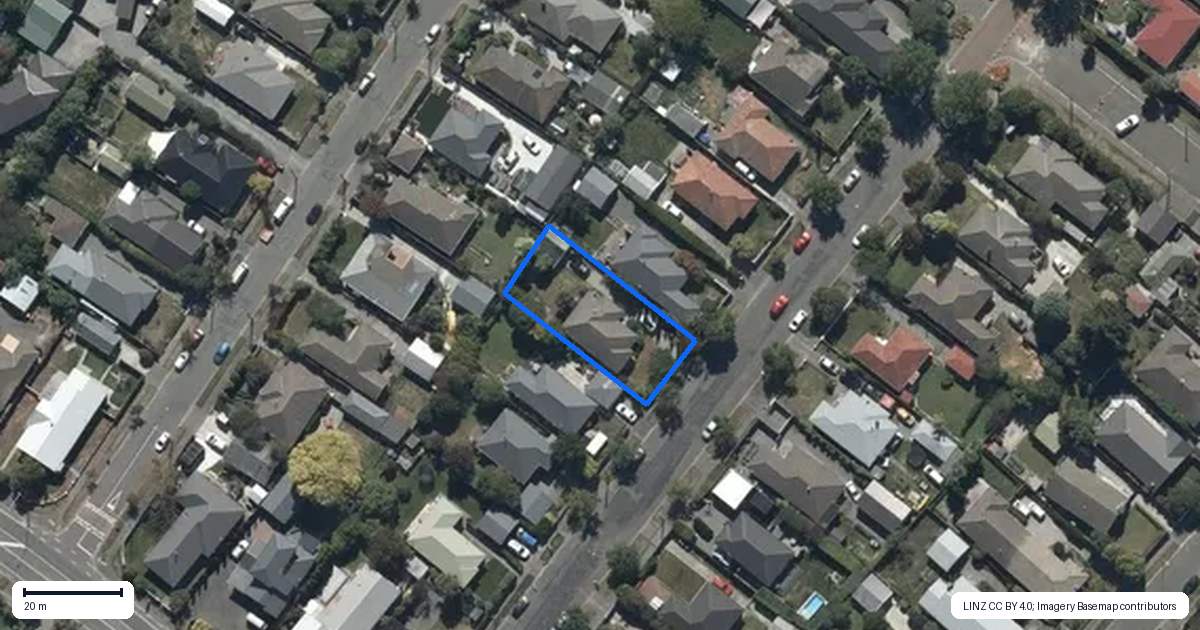 Property context map for 9 Jennifer Street, Bryndwr, Christchurch