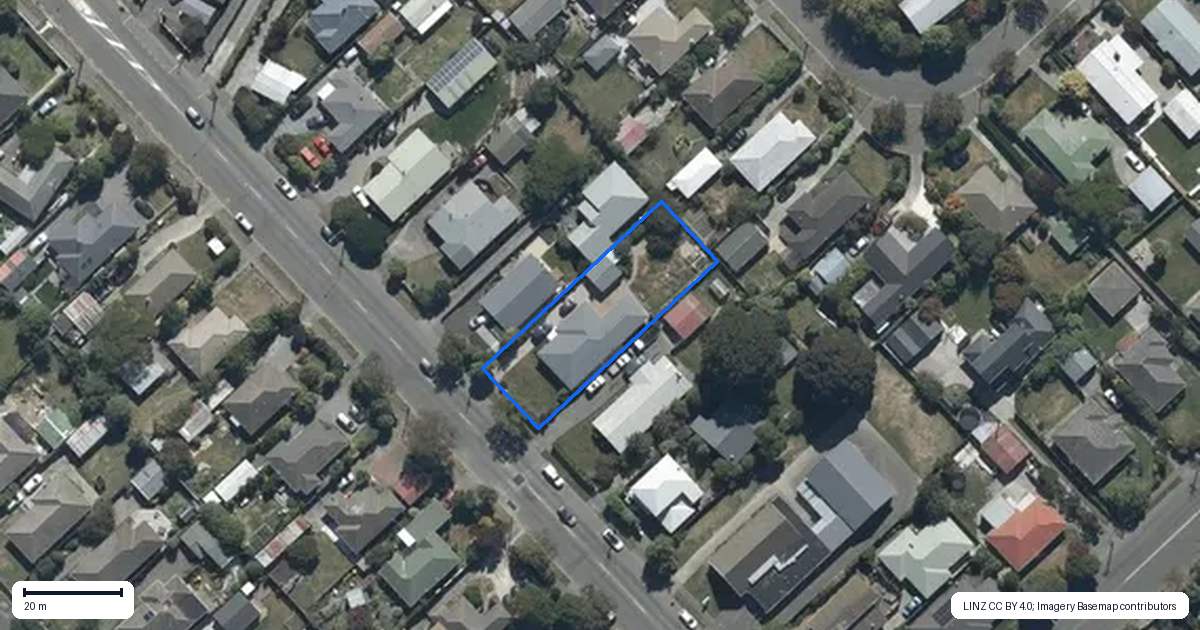 Property context map for 400 Wairakei Road, Burnside, Christchurch