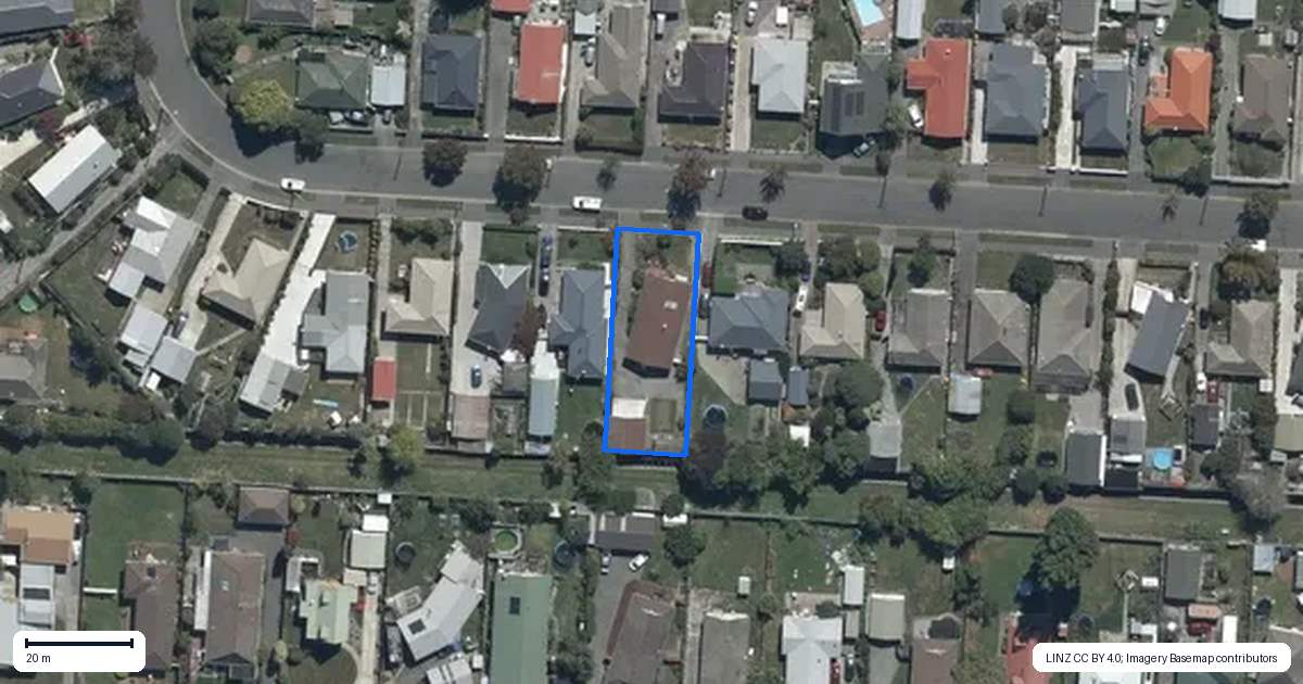 Property context map for 34 Wingate Street, Redwood, Christchurch