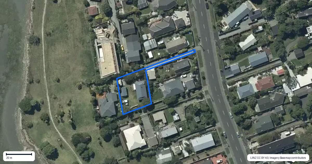 Property context map for 3 Kingfisher Lane, Southshore, Christchurch