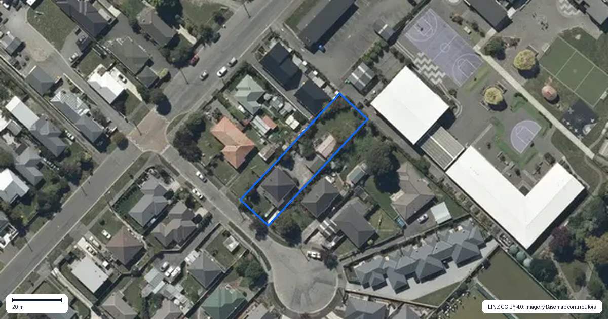 Property context map for 5 Hobson Street, Woolston, Christchurch