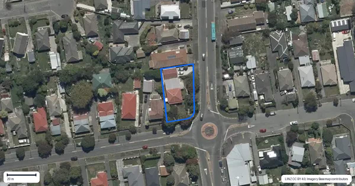 Property context map for 39 McBratneys Road, Dallington, Christchurch