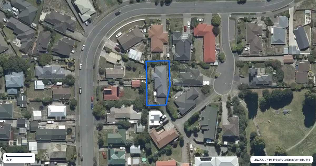 Property context map for 10 Arden Place, Parklands, Christchurch