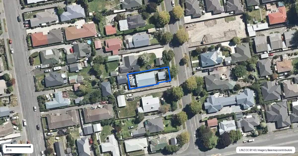 Property context map for 31 Ayers Street, Rangiora