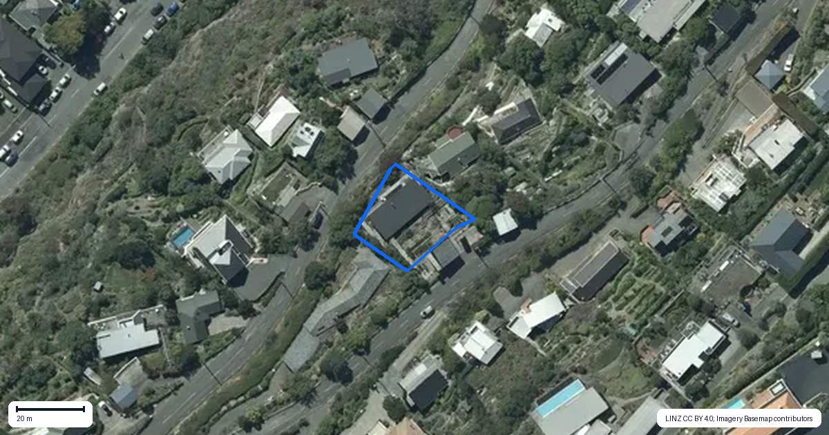 Property context map for 55 Scarborough Road, Scarborough, Christchurch