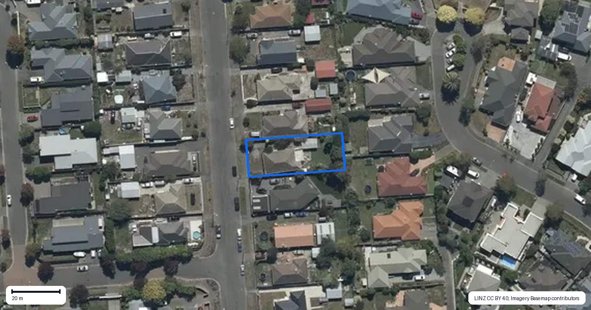 Property context map for 26 Clearbrook Street, Shirley, Christchurch