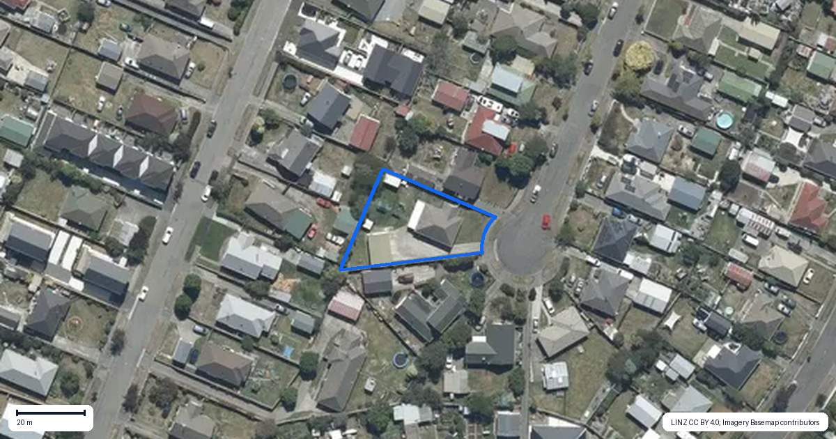 Property context map for 16 Ngata Place, Hei Hei, Christchurch