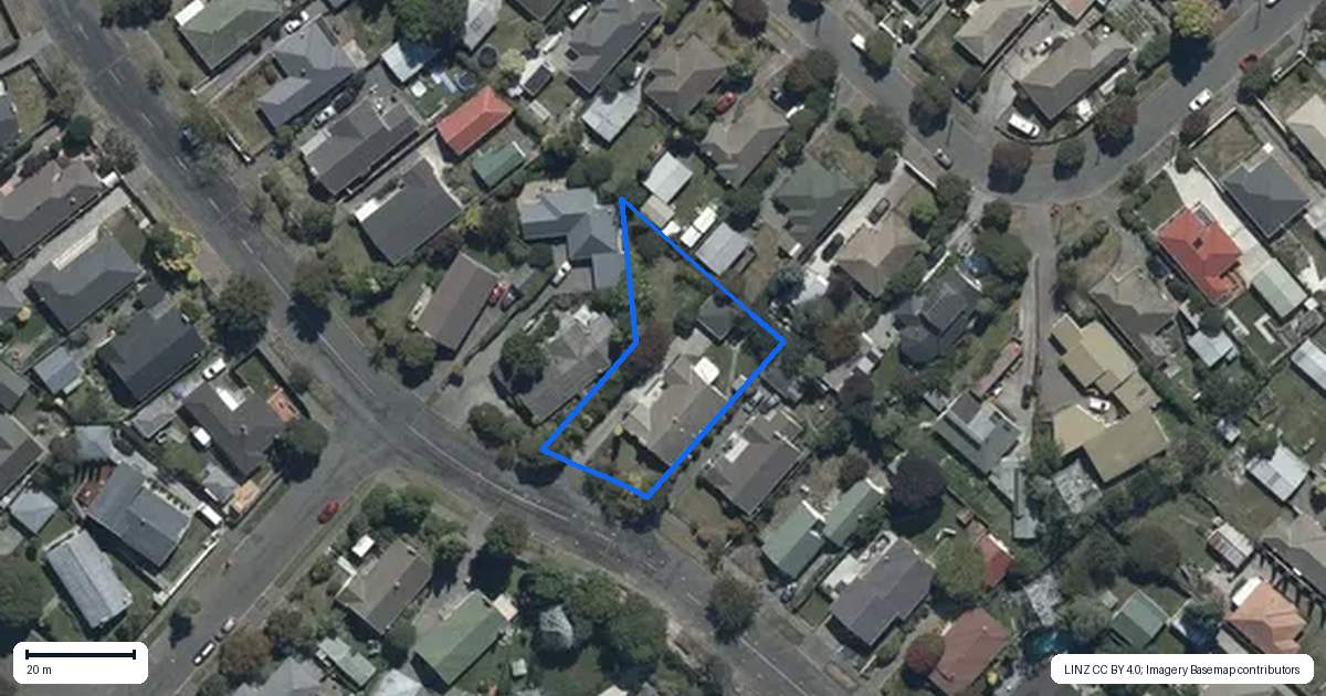 Property context map for 20 Ambleside Drive, Burnside, Christchurch