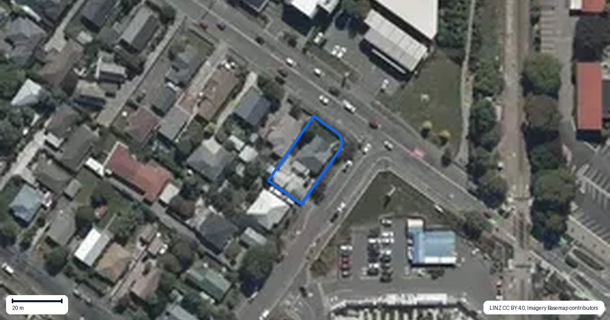 Property context map for 61 Langdons Road, Papanui, Christchurch