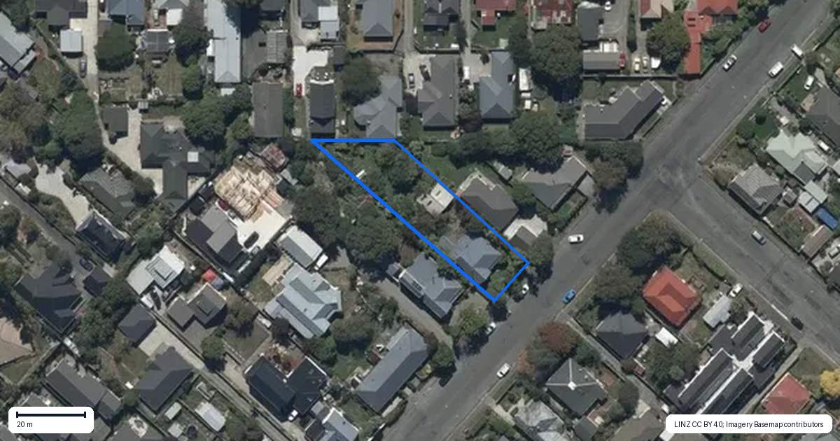 Property context map for 171 Tancred Street, Linwood, Christchurch