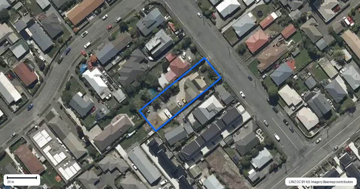 Property context map for 11 Nairn Street, Spreydon, Christchurch