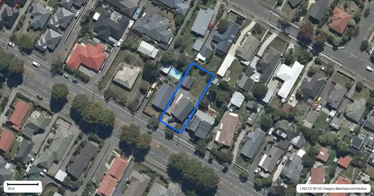 Property context map for 380 Harewood Road, Bishopdale, Christchurch