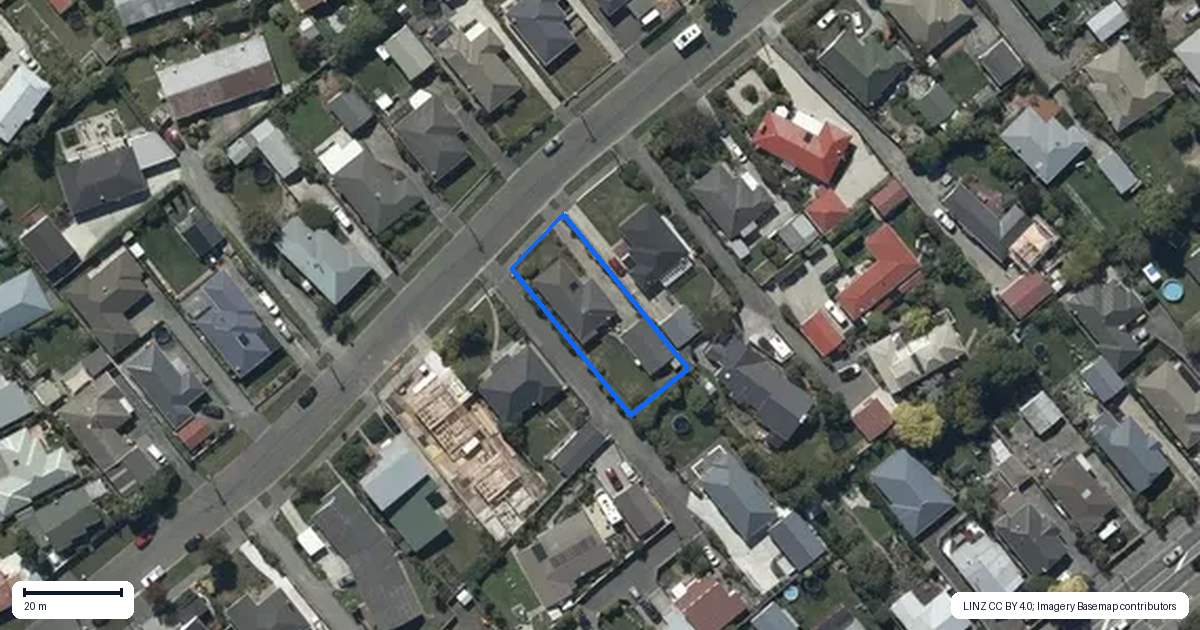 Property context map for 26 Mountfort Street, Spreydon, Christchurch