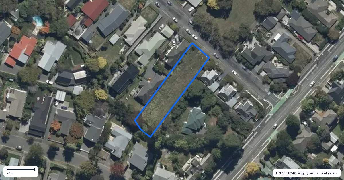 Property context map for 5 Ryeland Avenue, Ilam, Christchurch