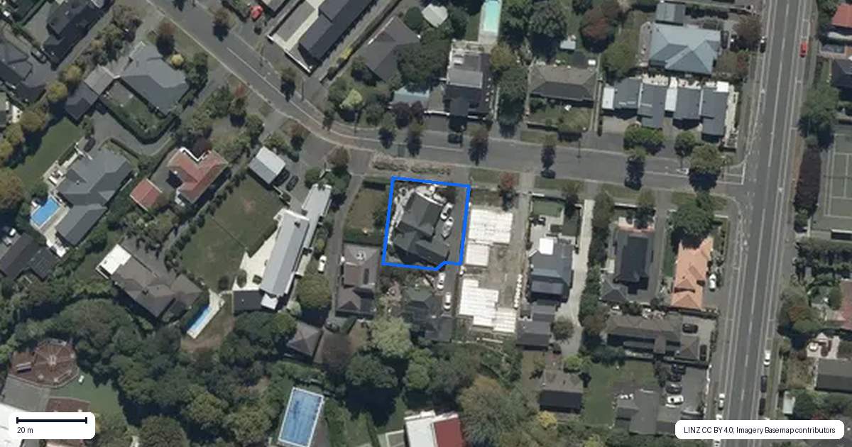 Property context map for 9A Hamilton Avenue, Ilam, Christchurch