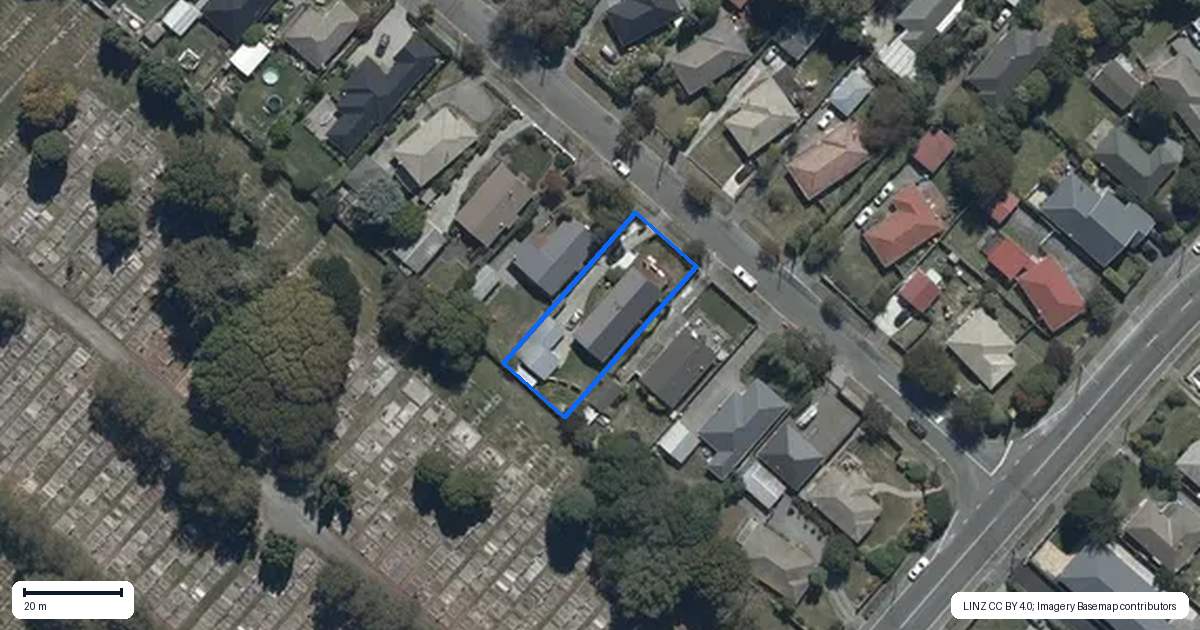 Property context map for 7 Gregan Crescent, Burnside, Christchurch