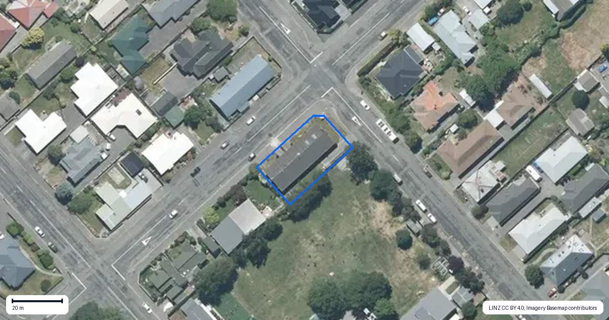 Property context map for 80 Cameron Street, Ashburton