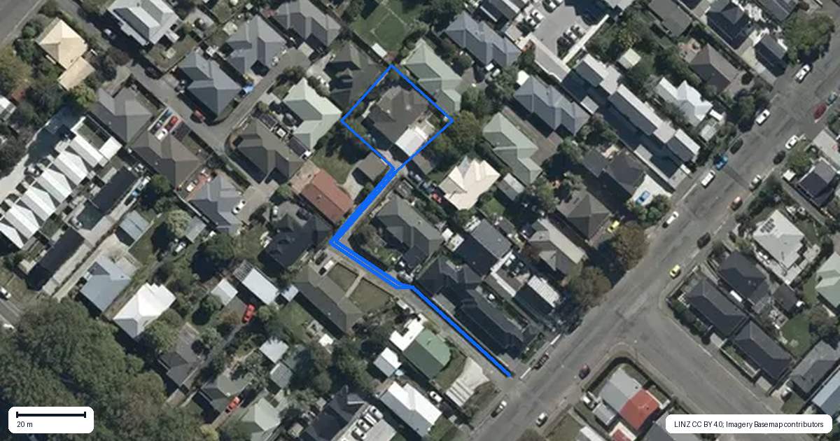 Property context map for 113C Tancred Street, Linwood, Christchurch