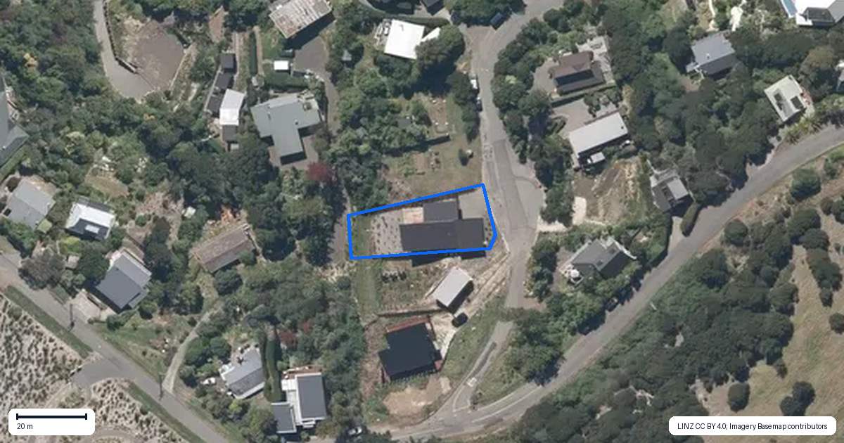 Property context map for 50 Hempleman Drive, Akaroa