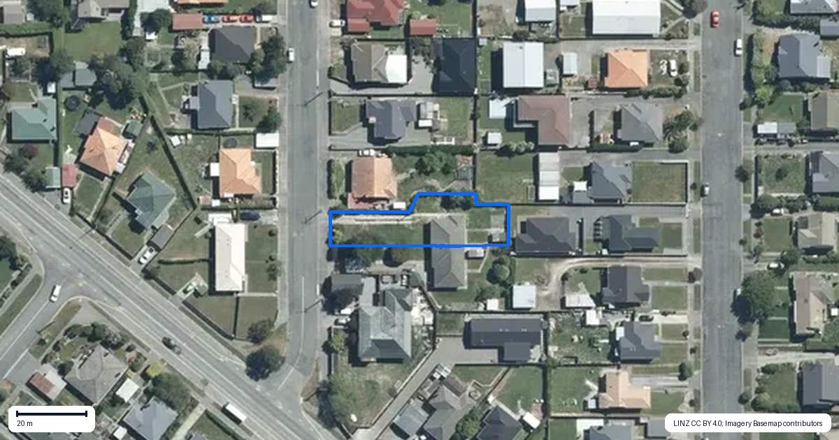 Property context map for 5 Angland Avenue, Kensington, Timaru