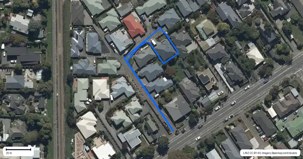 Property context map for 4 Ashmore Lane, Strowan, Christchurch