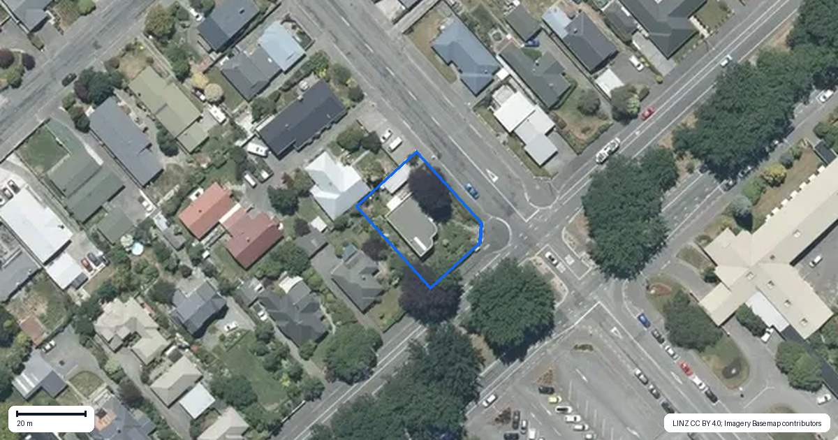 Property context map for 57 Oak Grove, Ashburton
