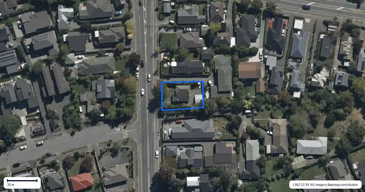 Property context map for 106 Idris Road, Bryndwr, Christchurch