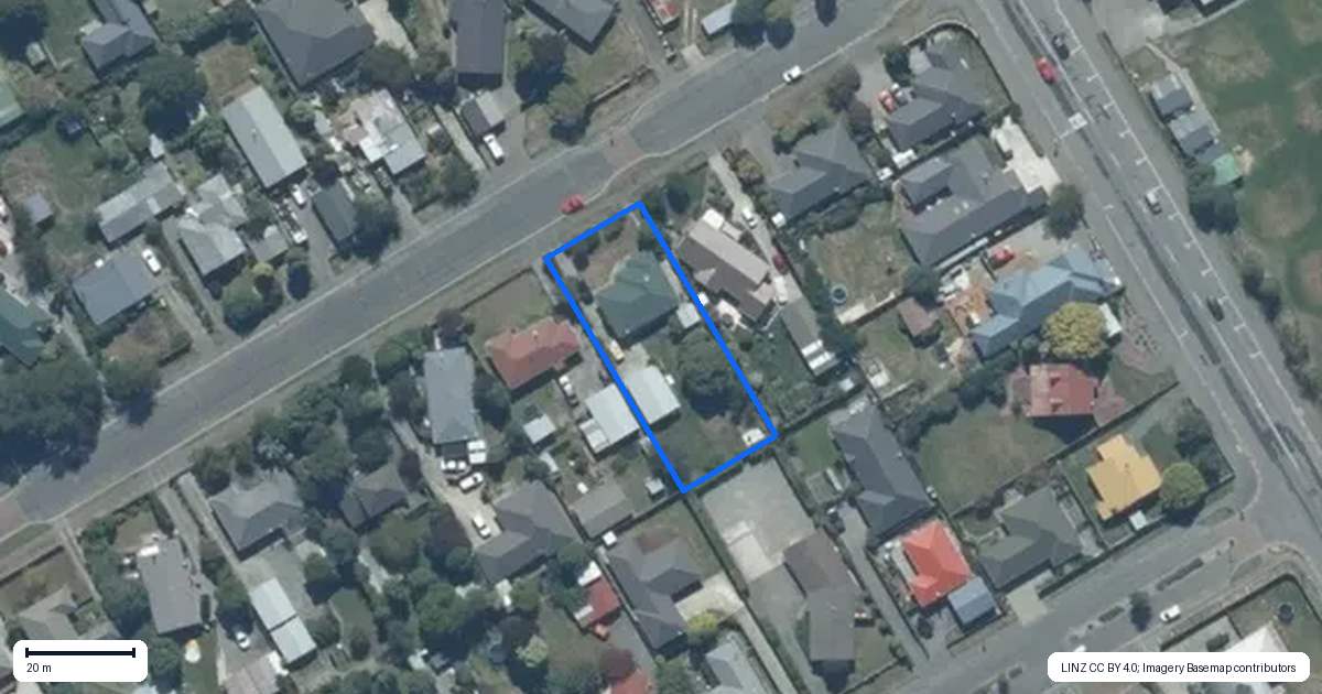 Property context map for 7 Shelley Street, Rolleston