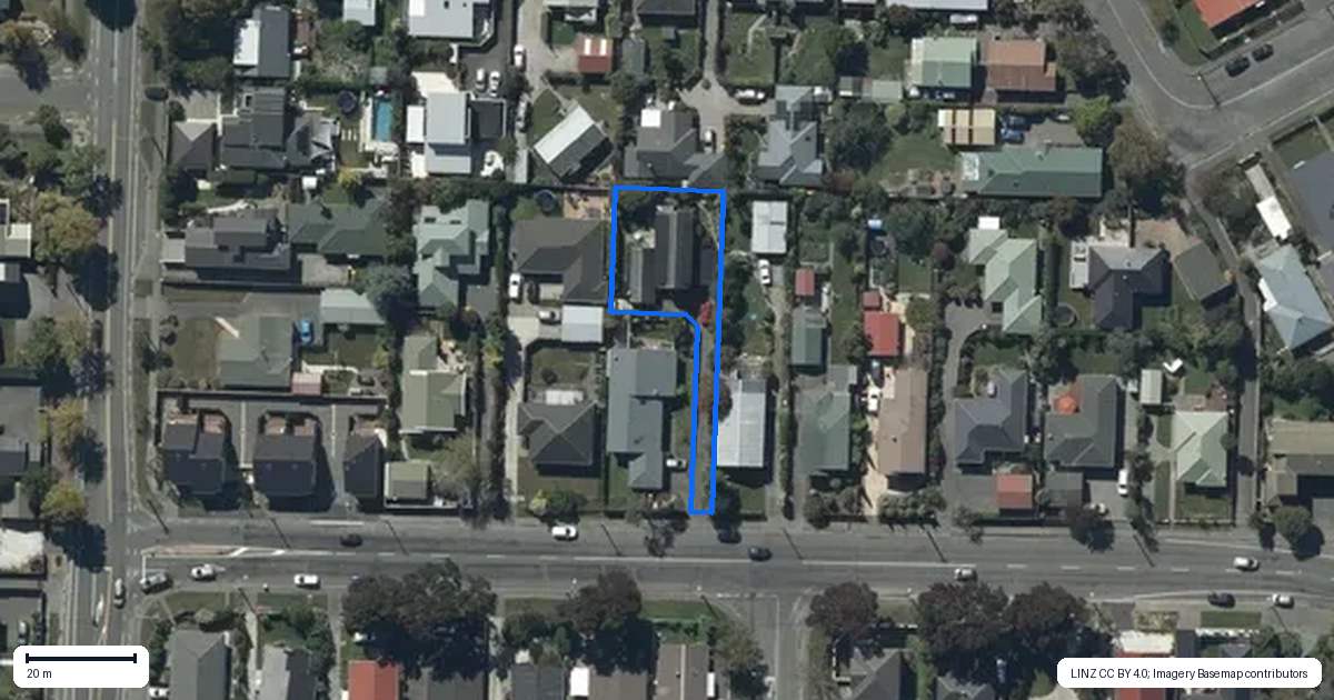 Property context map for 177A Centaurus Road, Saint Martins, Christchurch