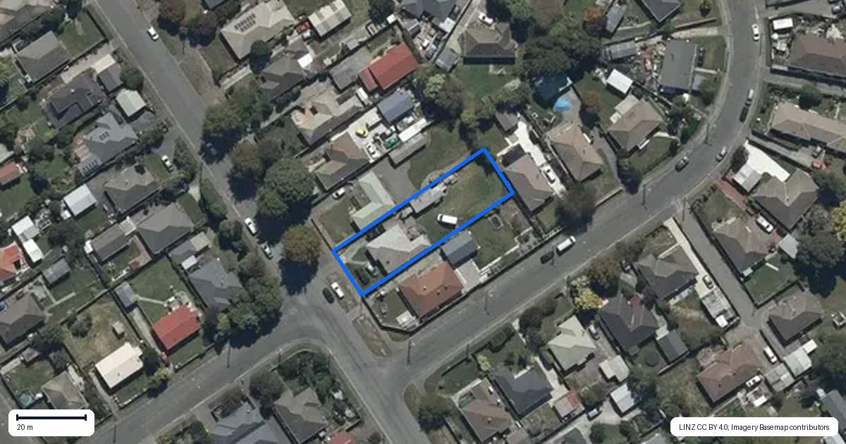 Property context map for 46 Philpotts Road, Mairehau, Christchurch