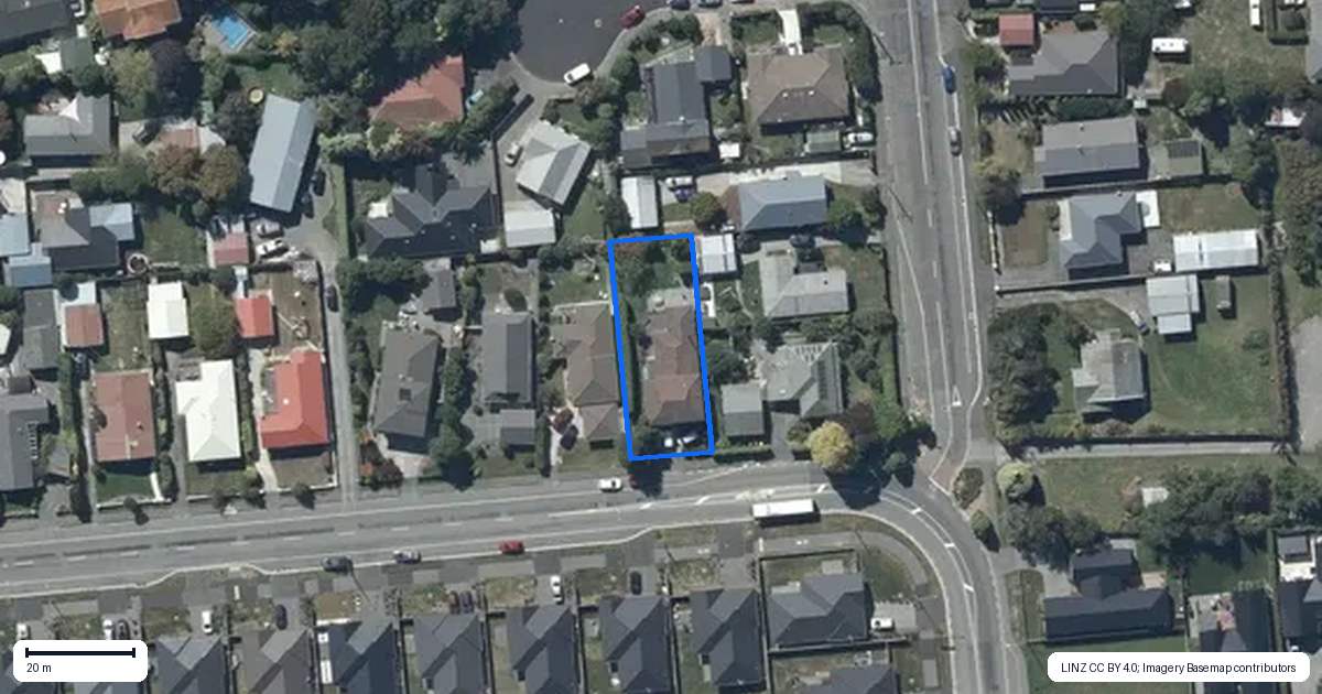 Property context map for 59 Glovers Road, Halswell, Christchurch