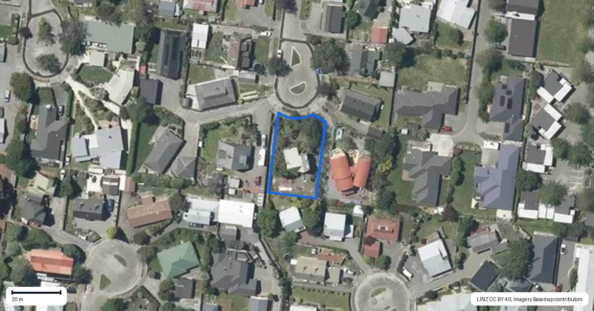 Property context map for 6 Talbot Place, Methven
