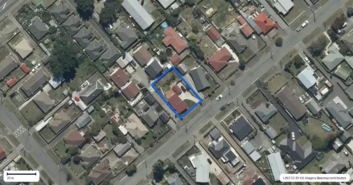 Property context map for 11 Lenton Street, Aranui, Christchurch