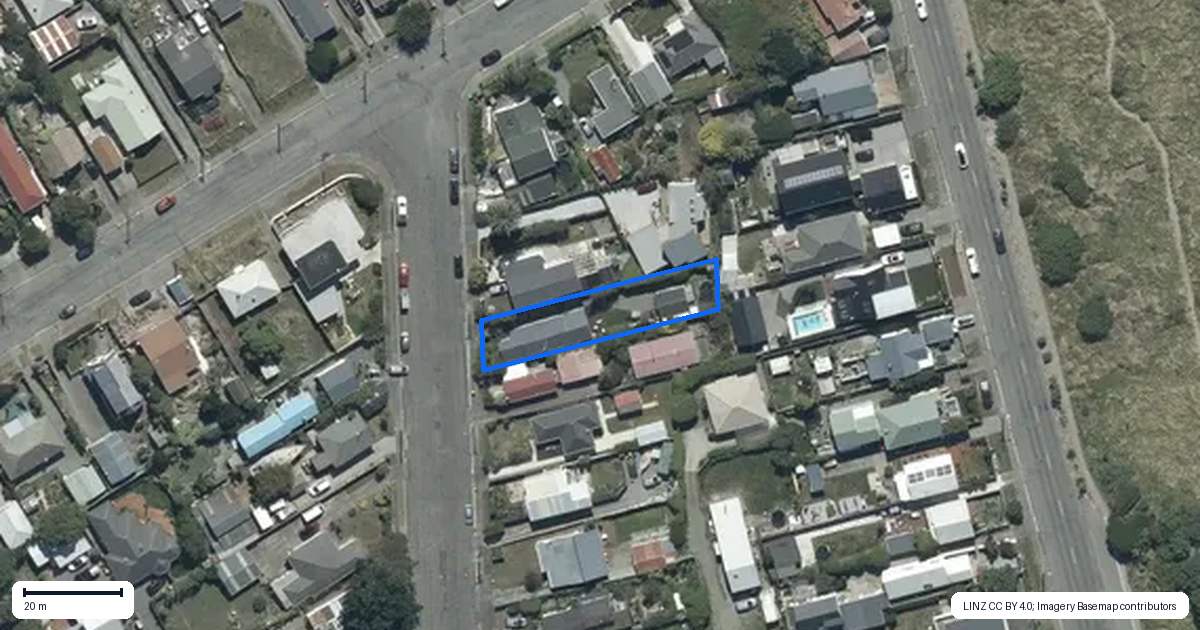Property context map for 9 Jutland Street, North New Brighton, Christchurch