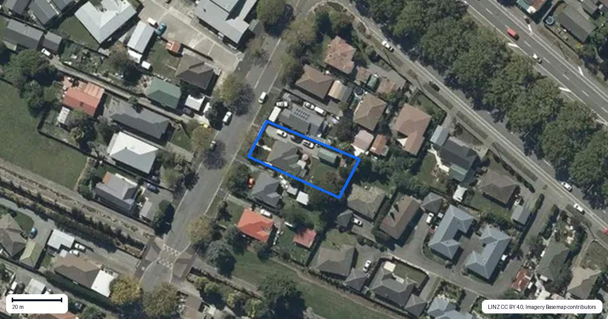 Property context map for 118 Tilford Street, Woolston, Christchurch