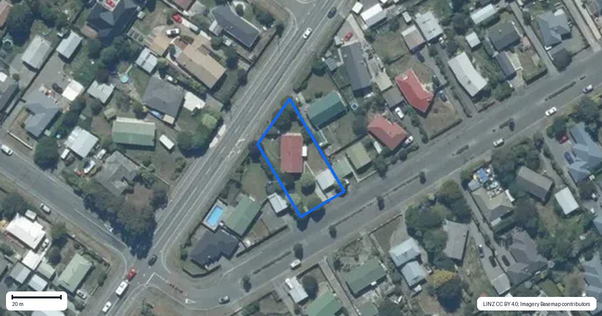 Property context map for 43 Brookside Road, Rolleston