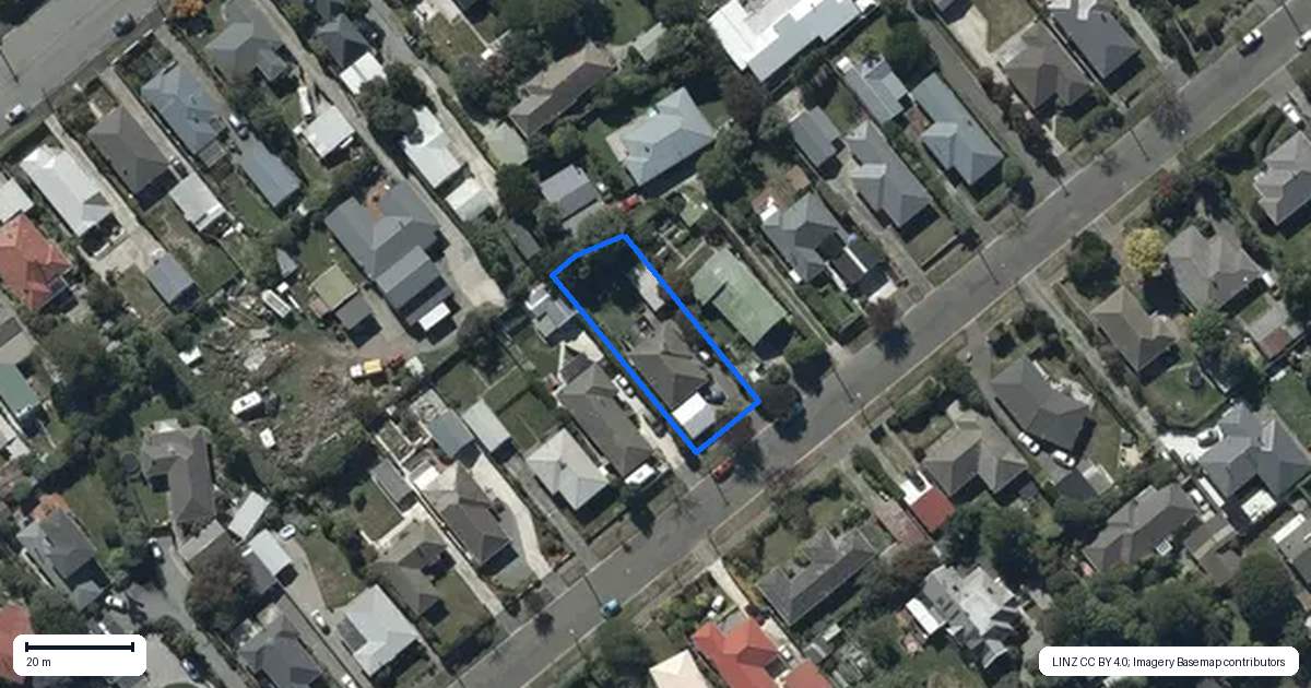 Property context map for 67 Stanbury Avenue, Somerfield, Christchurch