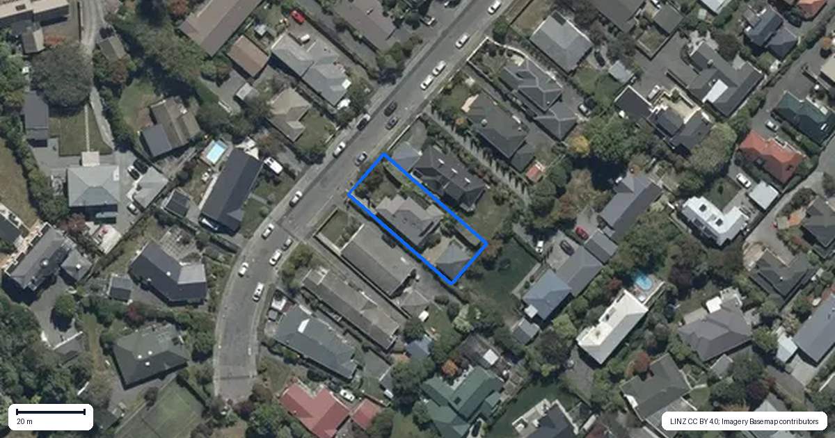 Property context map for 22 Hampton Place, Burnside, Christchurch
