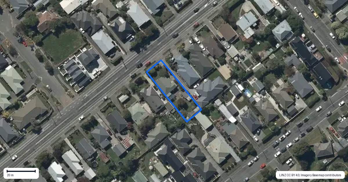 Property context map for 34 Milton Street, Somerfield, Christchurch