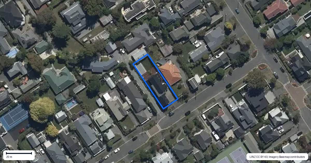 Property context map for 51 Halton Street, Strowan, Christchurch